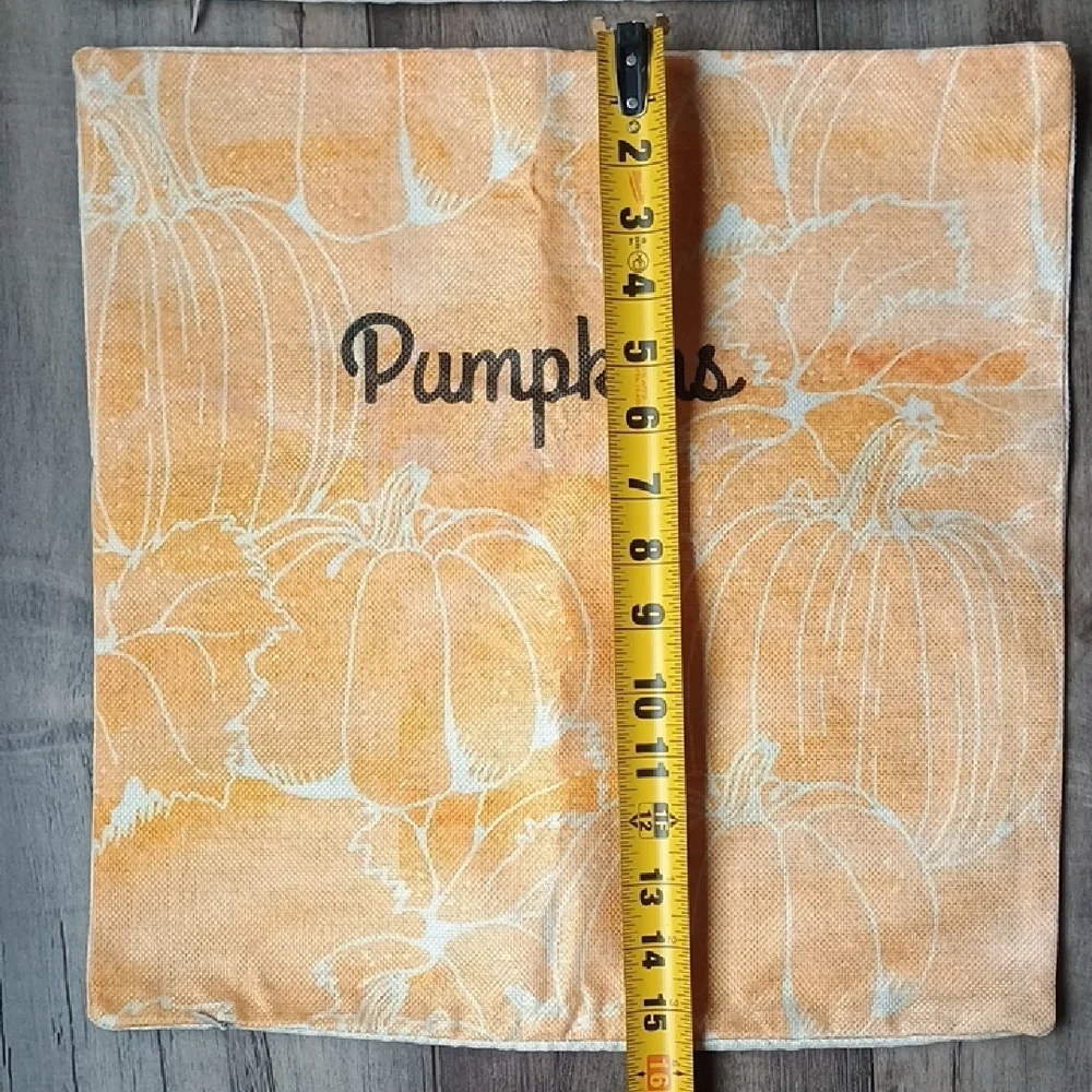 Pumpkin Print Pillow Covers Set